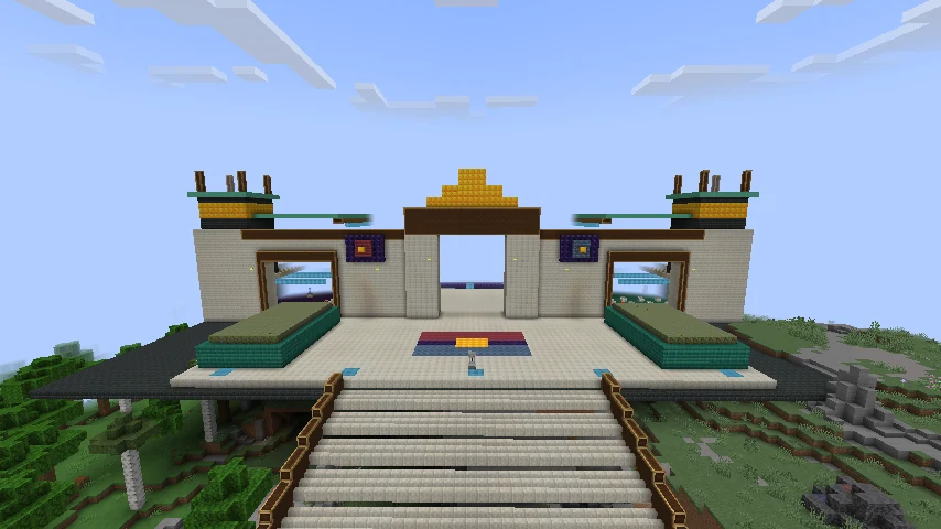 The Crown Coliseum on AshRun, captured in the current ATMons world
