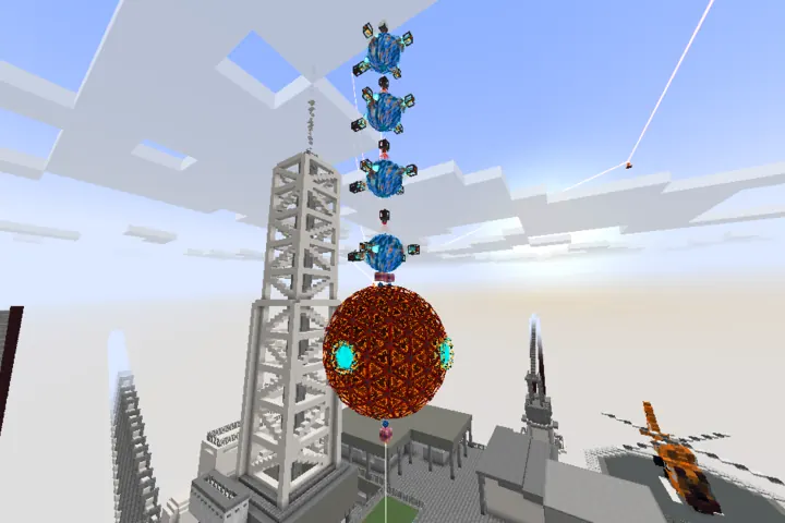 A monumental power build reaches into the sky.