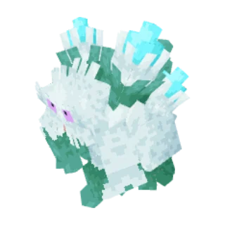 In-game model of Abomasnow Mega form