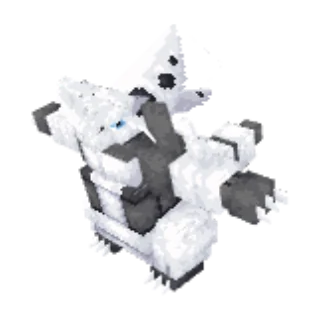 In-game model of Aggron Mega form