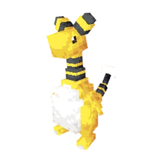 In-game model of Ampharos