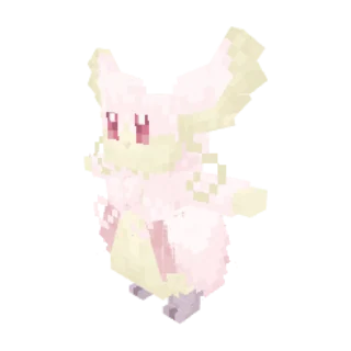 In-game model of Audino Mega form