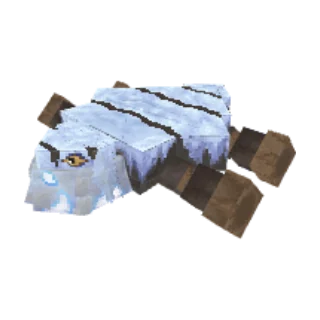 In-game model of Avalugg Hisui form
