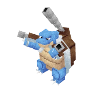 In-game model of Blastoise Mega form