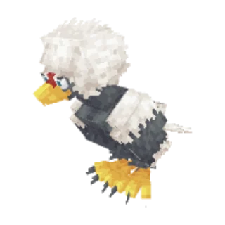 In-game model of Braviary Hisui form
