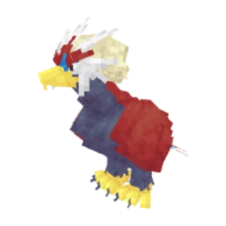 In-game model of Braviary