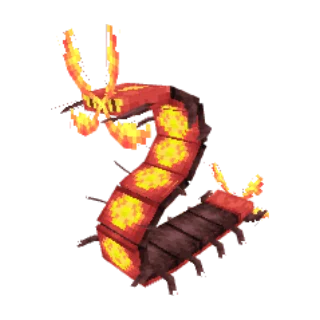 In-game model of Centiskorch