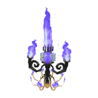 In-game model of Chandelure Mega form