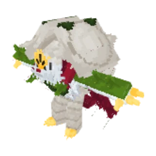 In-game model of Chesnaught Mega form