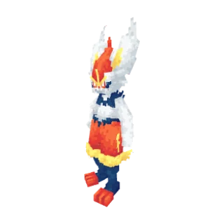 In-game model of Cinderace
