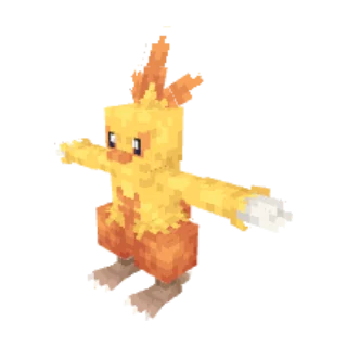 In-game model of Combusken