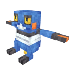In-game model of Croagunk