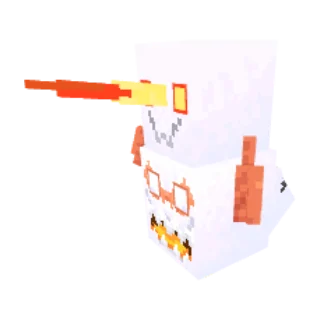 In-game model of Darmanitan Galar-Zen form