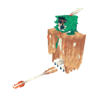 In-game model of Decidueye