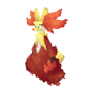 In-game model of Delphox