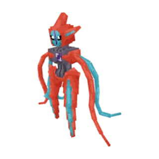 In-game model of Deoxys Attack form