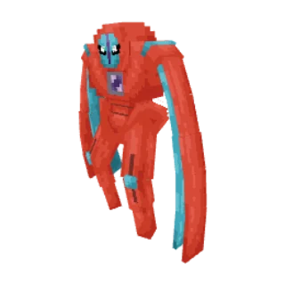 In-game model of Deoxys Defense form