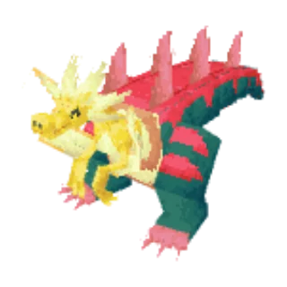 In-game model of Dracozolt