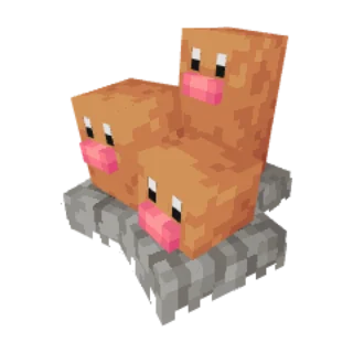 In-game model of Dugtrio