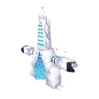In-game model of Duraludon Gmax form
