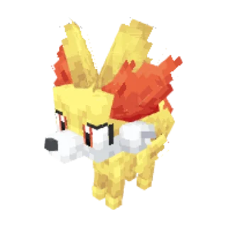 In-game model of Fennekin