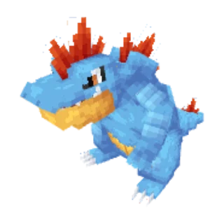 In-game model of Feraligatr