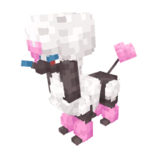 In-game model of Furfrou Heart form