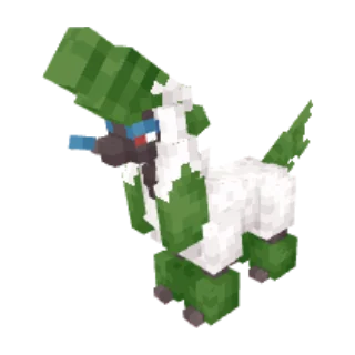 In-game model of Furfrou Matcha form