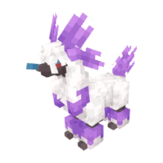 In-game model of Furfrou Lavender form