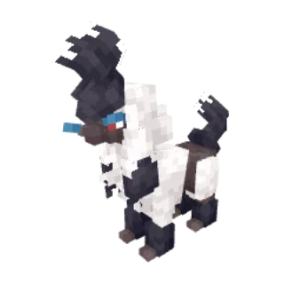 In-game model of Furfrou Mourner form