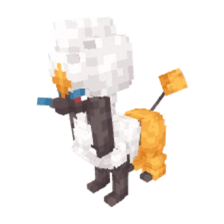 In-game model of Furfrou Diamond form