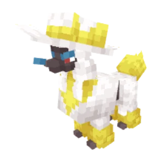 In-game model of Furfrou Debutante form