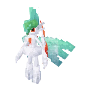 In-game model of Gallade Mega form