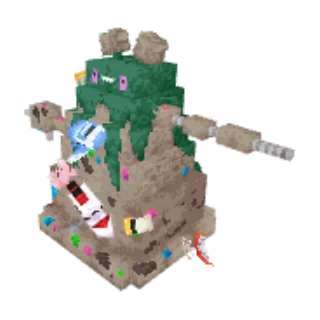 In-game model of Garbodor Gmax form