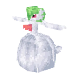 In-game model of Gardevoir Mega form