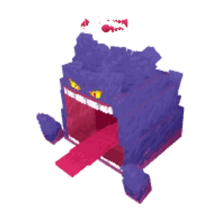 In-game model of Gengar Gmax form