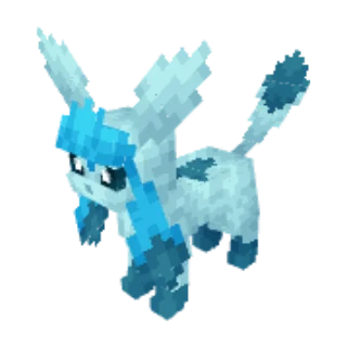 In-game model of Glaceon
