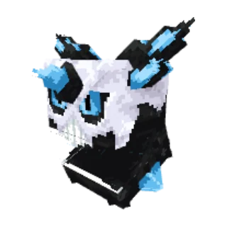 In-game model of Glalie Mega form