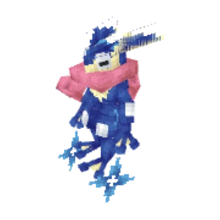 In-game model of Greninja