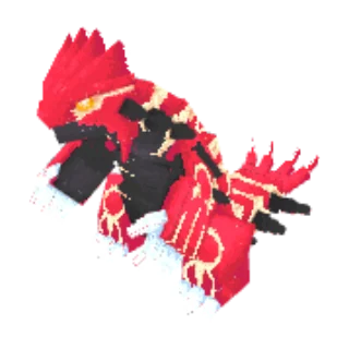In-game model of Groudon Primal form