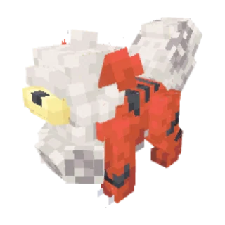 In-game model of Growlithe Hisui form