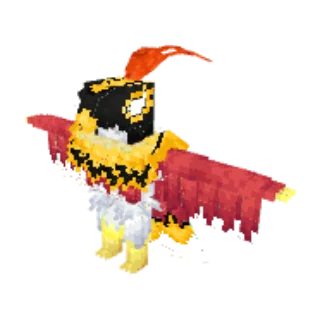 In-game model of Hawlucha Mega form