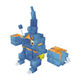 In-game model of Heracross Mega form