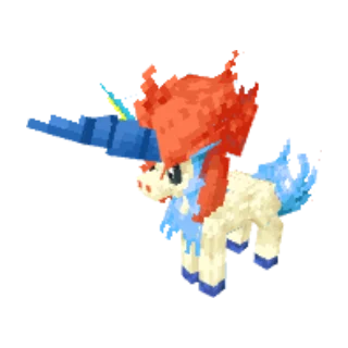 In-game model of Keldeo Resolute form