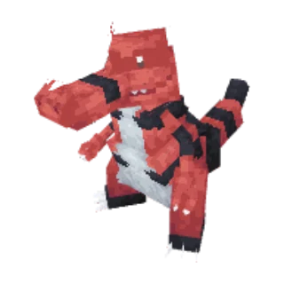 In-game model of Krookodile