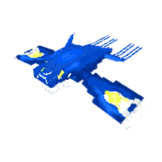 In-game model of Kyogre Primal form