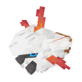 In-game model of Larvesta
