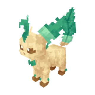 In-game model of Leafeon