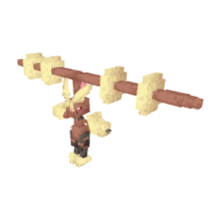 In-game model of Lopunny Mega form