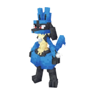 In-game model of Lucario